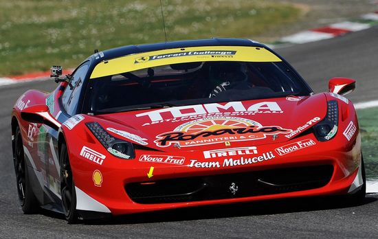 Max Blancardi nel Ferrari Challenge Europa, Veregra Competition 