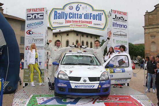 Mirko Carraro e Denis Silotto  a podio al Rally Città di Forlì