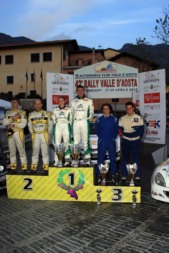 A podio la Fiesta WRC A-Style Team al Rally della Valle d'Aosta