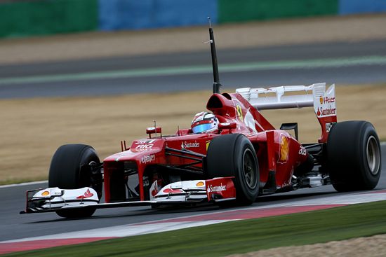 Davide Rigon Ferrari  F2012 Test Magny Course