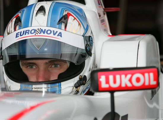 Sergei Sirotkin al via del Campionato AutoGp con Euronova Racing