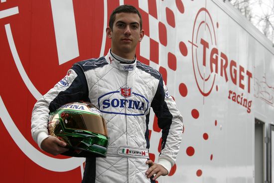 Nicholas Latifi con BVM Target nellItalian Formula 3 European Series