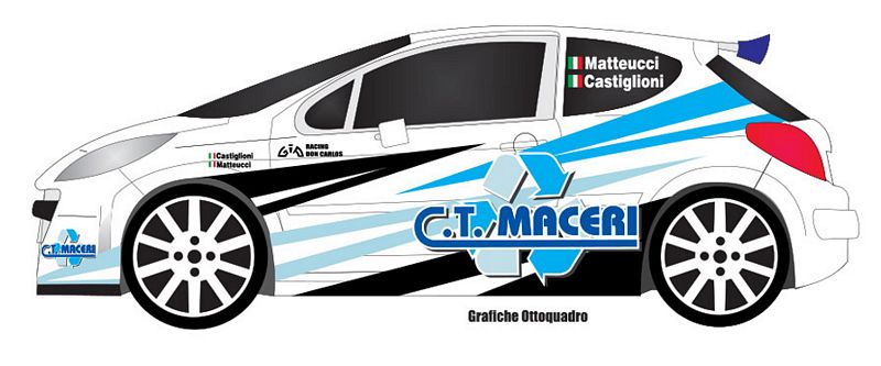 GIP RACING DON CARLOS Peugeot 207 S2000 della PA Racing  Matteucci