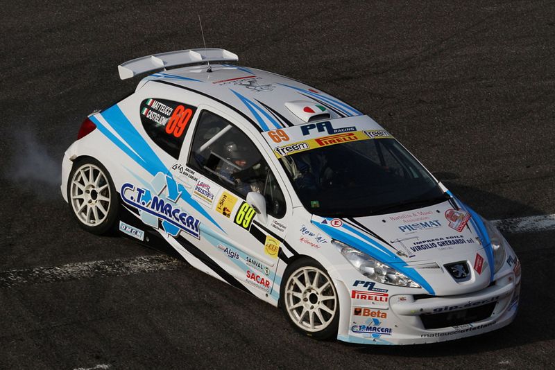 Cristiano Matteucci e Davide Castiglioni Rally Monza Show Peugeot 207 S2000 PA Racing 