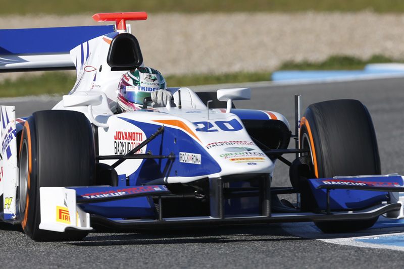 Nathanael Berthon  Test Jerez GP2 Series Trident Racing 