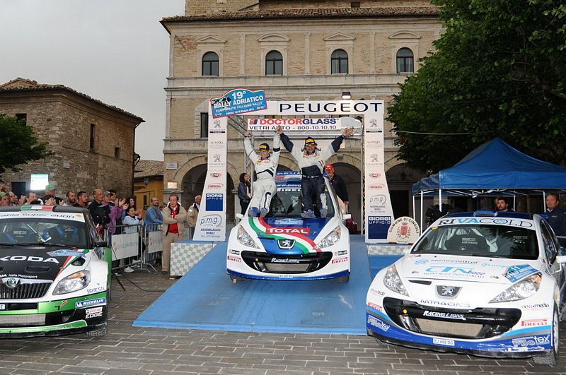 Premiazione Rally Adriatico Andreucci Andreussi