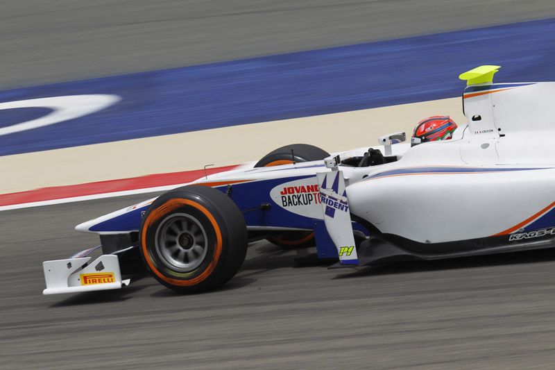 GP2 Series Sakhir  Trident Racing Kevin Ceccon e Nathanael Berthon