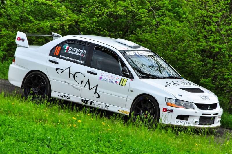 Alessandro Tinaburri Ruggero Tedeschi  Rally Race LTS Racing Mitsubishi Lancer Evo IX