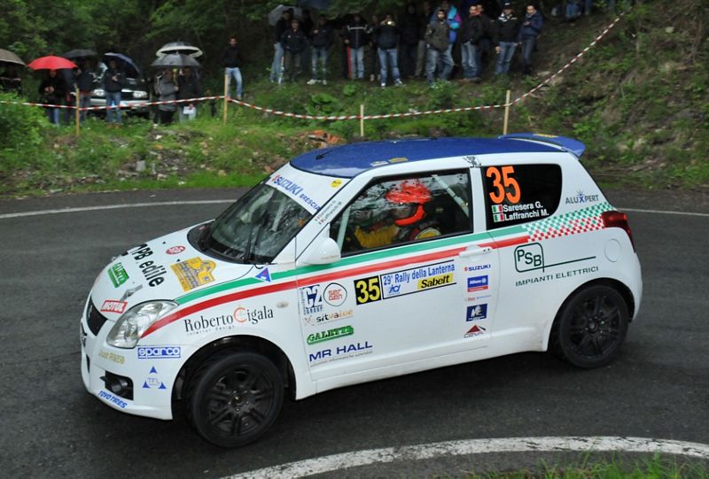 Gianluca Saresera a podio nel Trofeo Suzuki al rally della Lanterna 