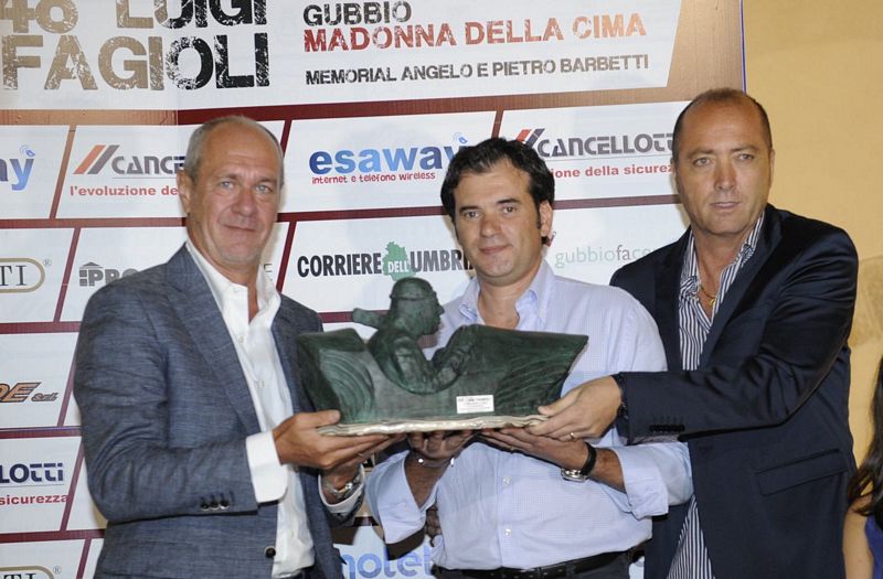 Trofeo Fagioli Gubbio Maurizio Losa riceve il Memorial Barbetti 