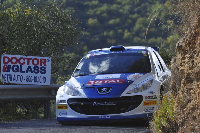 La prima tappa è di Andreucci - Andreussi su Peugeot 207 S2000