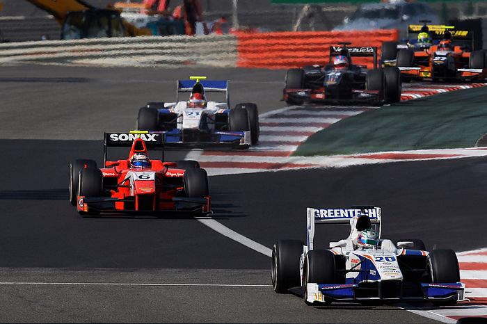 Trident racing Yas Marina, il campionato GP2 Series  dallara Nathanael Berthon 