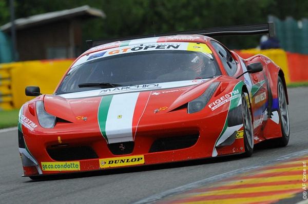 Tre Ferrari 458 di AF Corse al Nurburgring, primo appuntamento con il GT Open 2014