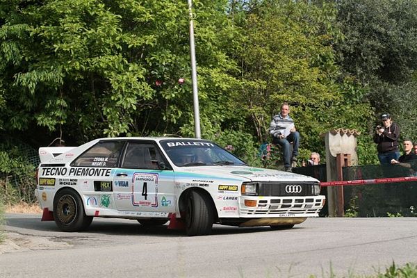  Davide Negri e l'Audi Quattro sulle strade di casa