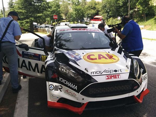 Rally san Marino Ricci out, secondo Reggini