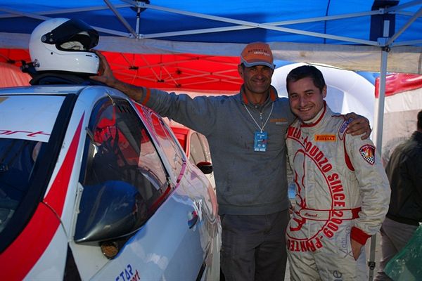 Istvan Minach con Davide Bonamico, team manager della Autostar