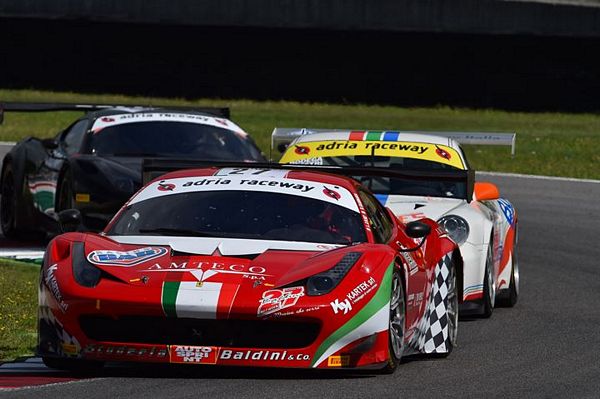 Casè-Giammaria (Ferrari 458 Italia) si impongono nel secondo turno di prove libere