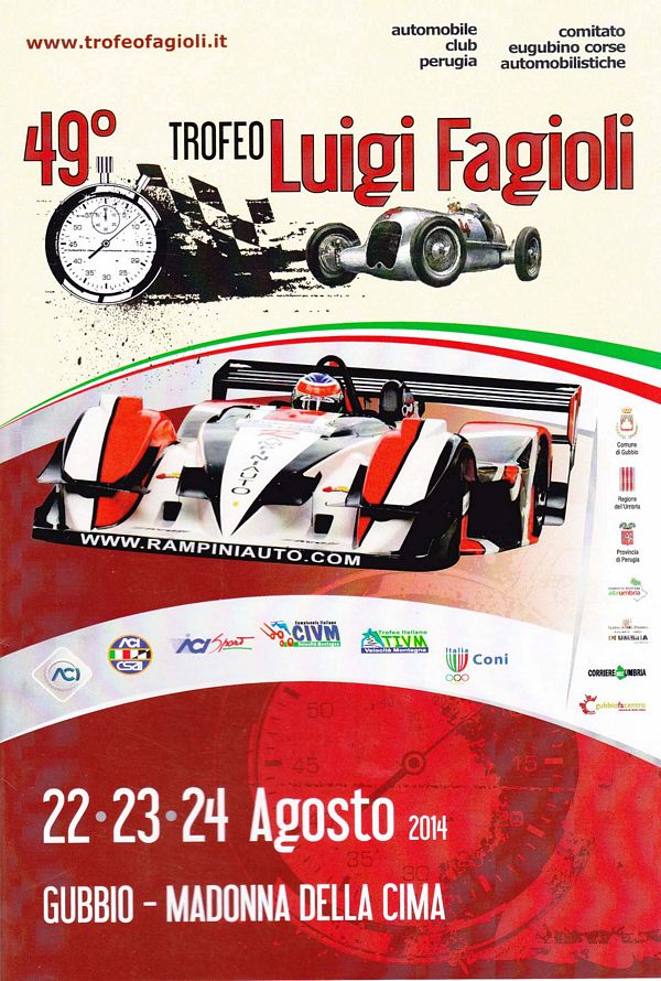 Il 49° Trofeo Luigi Fagioli prima finale del CIVM il 24 agosto