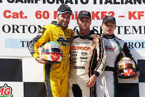 Nella quarta prova del Campionato Italiano ACI-CSAI Karting Camplese e Spinelli dominano la KZ2
