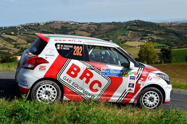 BRC Junior Team e Butterfly Motorsport vincono con Tassone il Suzuki Rally Trophy al 21 Rally Adriatico