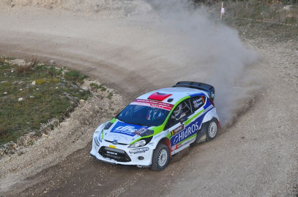 Mauro Spagolla su Ford Fiesta WRC vince il  Nido dellAquila