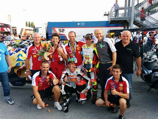 Federico Caricasulo  team Evan Bros SMA Racing  campione italiano della Supersport