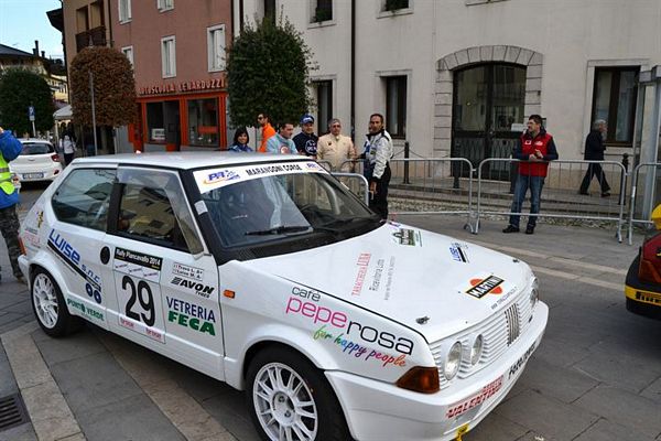 Un calvario il Rally di Piancavallo per Matteo Luise su Fiat Ritmo