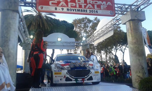 Di Benedetto-Inglesi (Peugeot 207 S2000)  i primi leader del 2° Rally di RomaCapitale