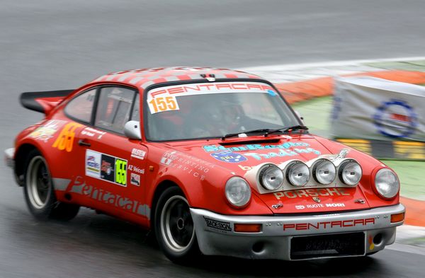 Da Zanche in azione al Monza Rally Show con la Porsche 911