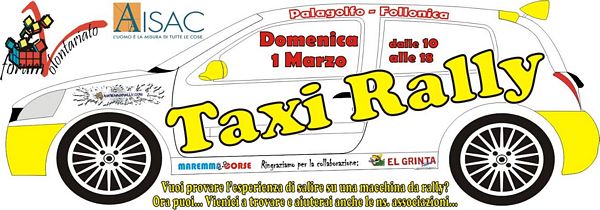 Taxi Rally accende i motori al Palagolfo di Follonica 