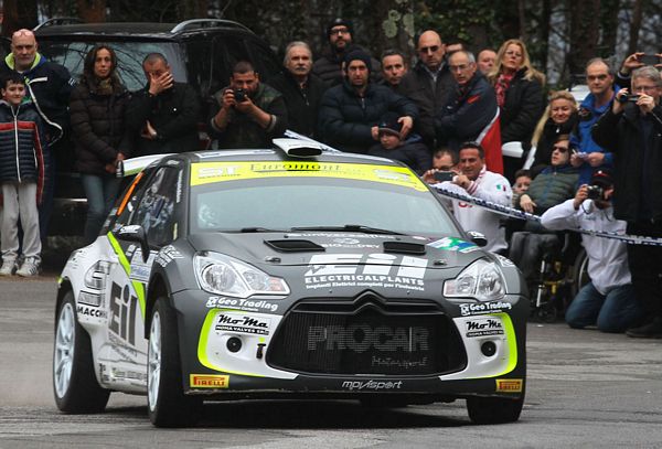 Procar motorsport al rallye Elba con la Citroen DS3 R5