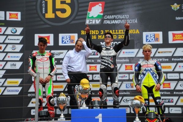 A Vallelunga vittoria di Di Giannantonio e del team MTR MOTO.GP TEAM