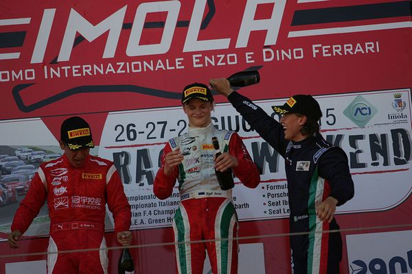 Joao Vieira al volante della F4 Italia a Imola