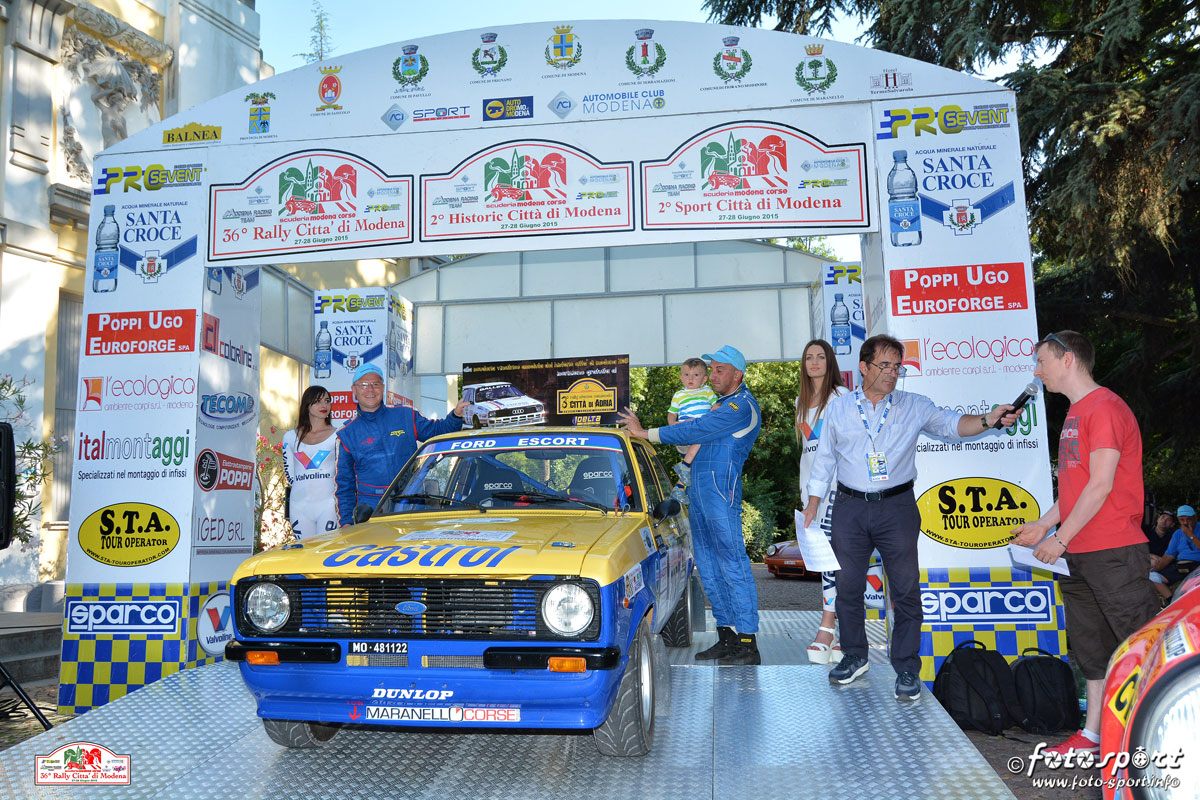 Vacciago - Ingrami vincente allarrivo del Rally Historic Citt di Modena a Sassuolo 