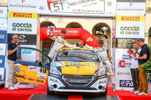 Max Giannini sfiora la top ten al Rally del Friuli Venezia Giulia