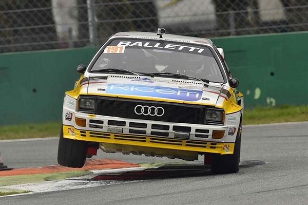 Audi quattro Monza Rally Show con Tot Riolo ed Alessandro Floris