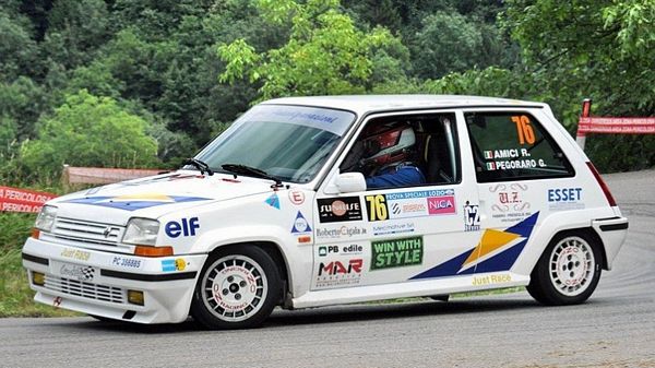 Roberto Amici e Roberto Pegoraro Renault 5 Gt Turbo