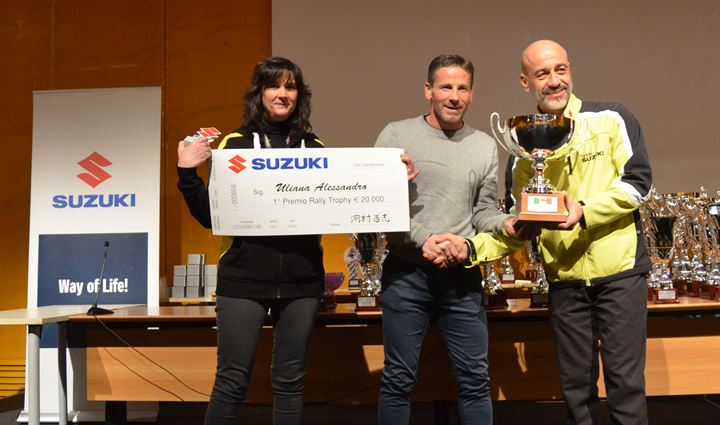 premiazione Suzuki Rally Trophy