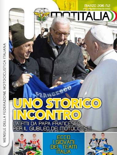 E' online Motitalia  Storico incontro con Papa Francesco
