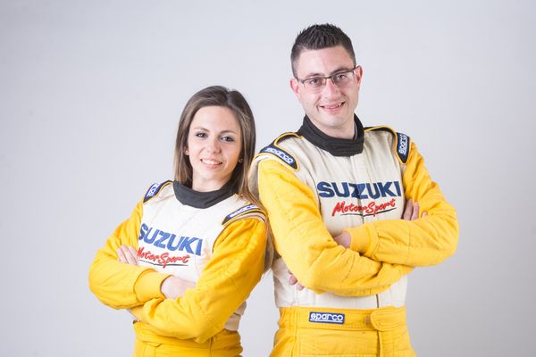 Stefano Martinelli e Natasha Botzari nel Suzuki Rally Trophy 