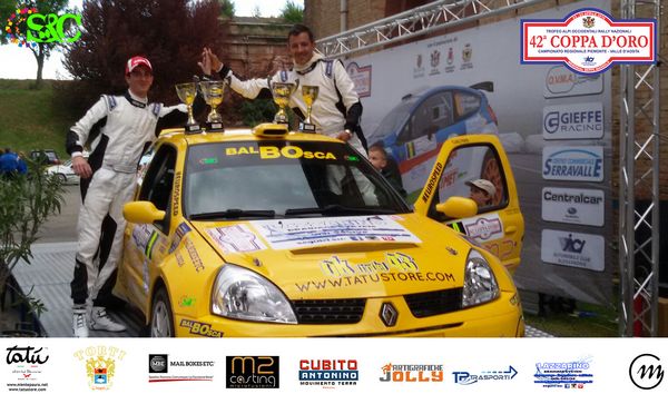 Andrea Zucconi e Andrea Rossello Rally Coppa dOro
