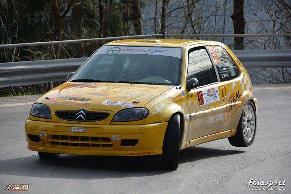 Michele Mancin al Coppa Italia Rally Seconda Zona