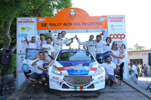 Carlo Alberto Senigagliesi  domina al Rally Alta Val di Cecina 