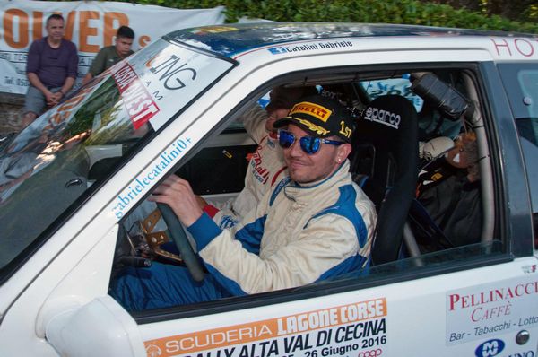 Trofeo rally automobile club Lucca: Gabriele Catalini  al comando