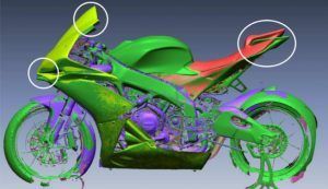 Tecnologia 3D per migliorare le moto da corsa