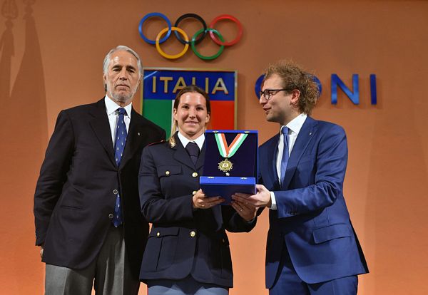 Kiara Fontanesi premiata alla cerimonia di consegna dei Collari dOro CONI