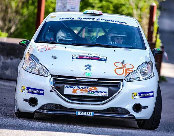 Alessandro Zullo ed SGB Rallye allIRC 2017 su Peugeot 208 R2B