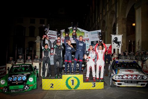Historic Rally Vallate Aretine Lucky Pons primi al traguardo