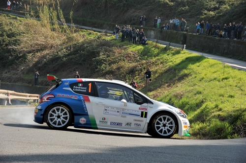 Rally del Ciocco Miglior tempo di Andreucci su Massa Sassorosso 1