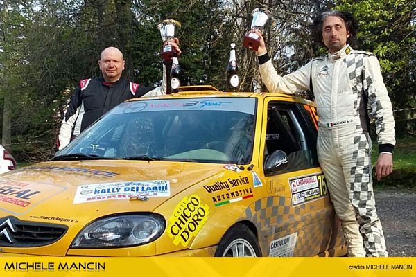 Michele Mancin esce vincitore dal calvario dei Rally dei Laghi 